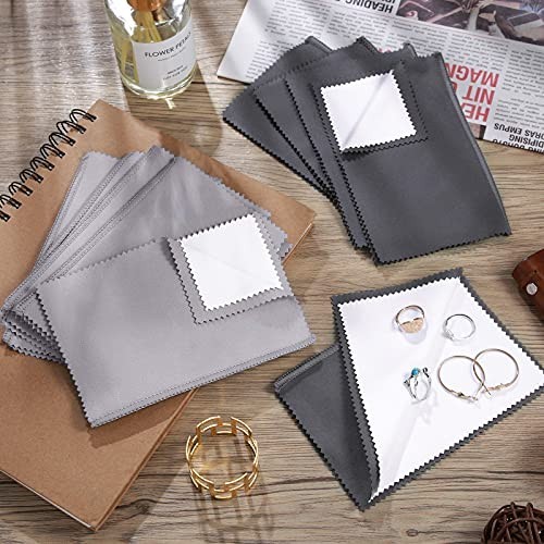 30 Pcs Silver Jewelry Polishing Cloths 6×8″ – Cleaning & Polishing for Sterling