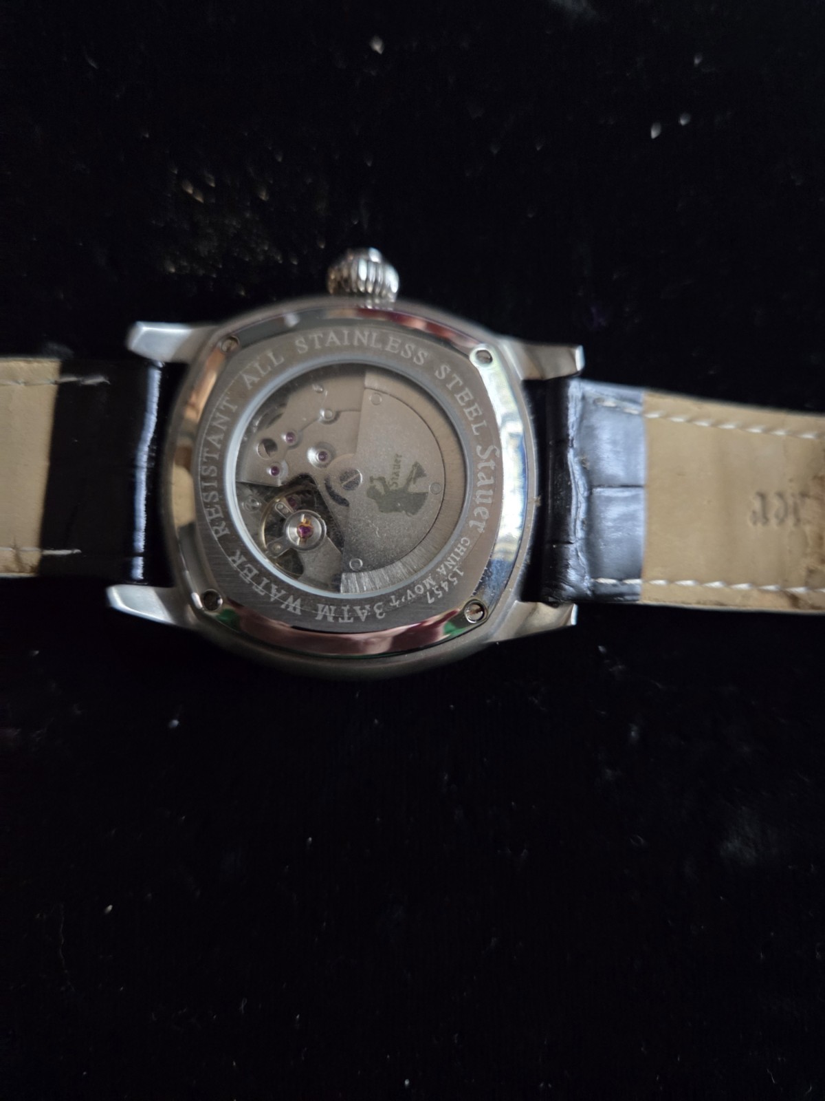VINTAGE WRIST WATCH STAUER 1930 AUTOMATIC 21JEWELS REF.15457 3ATM WATER RES