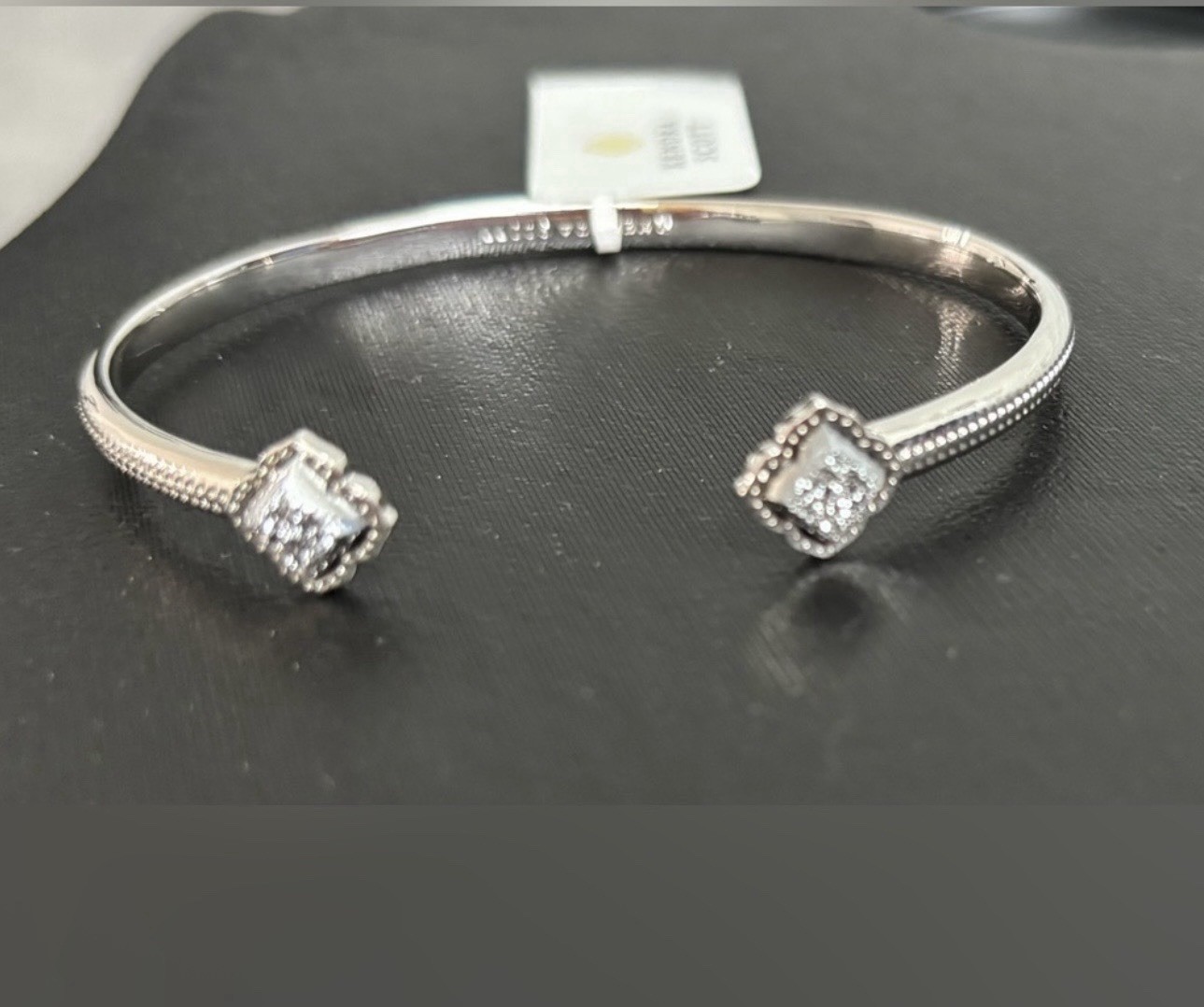 Kendra Scott Rhodium Plated Brass Cuff Bracelet