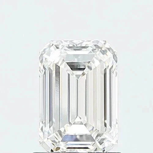 Lab Grown 5.06 Cts EMERALD Cut IGI Certified CVD Diamond E Color VS1 Clarity