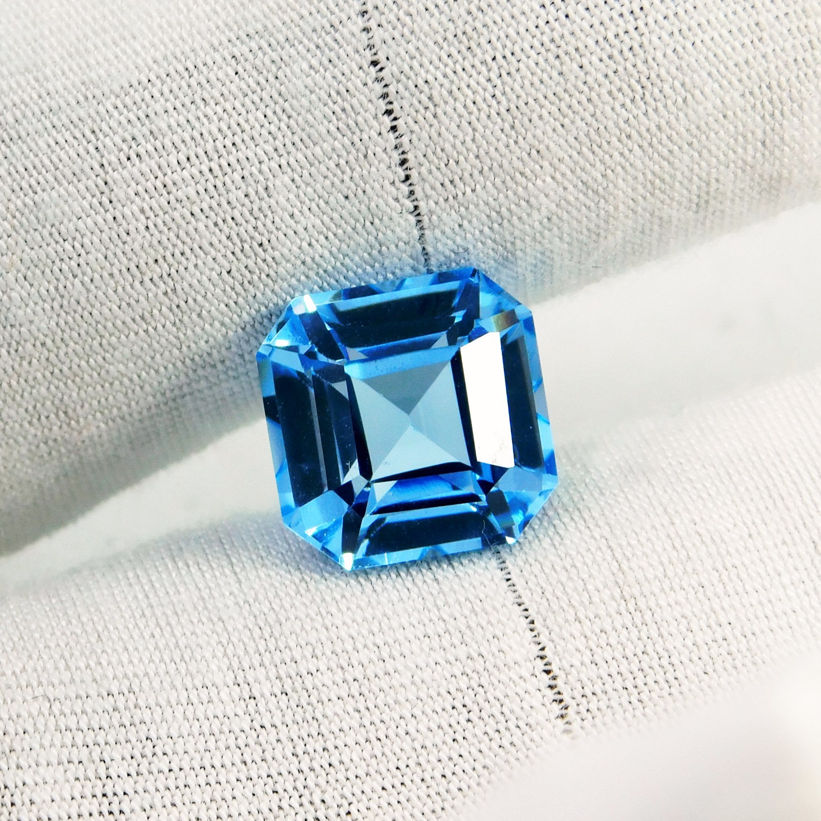 CERTIFIED Natural Unheated 7.40 Cts Blue Sapphire Radiant Loose Gemstone