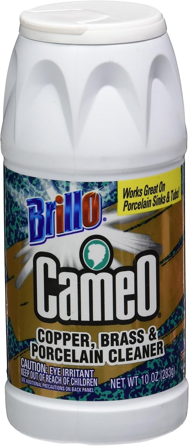 Brillo Cameo Copper, Brass & Porcelain Cleaner, 10 Ounce (Pack of 1), Multi