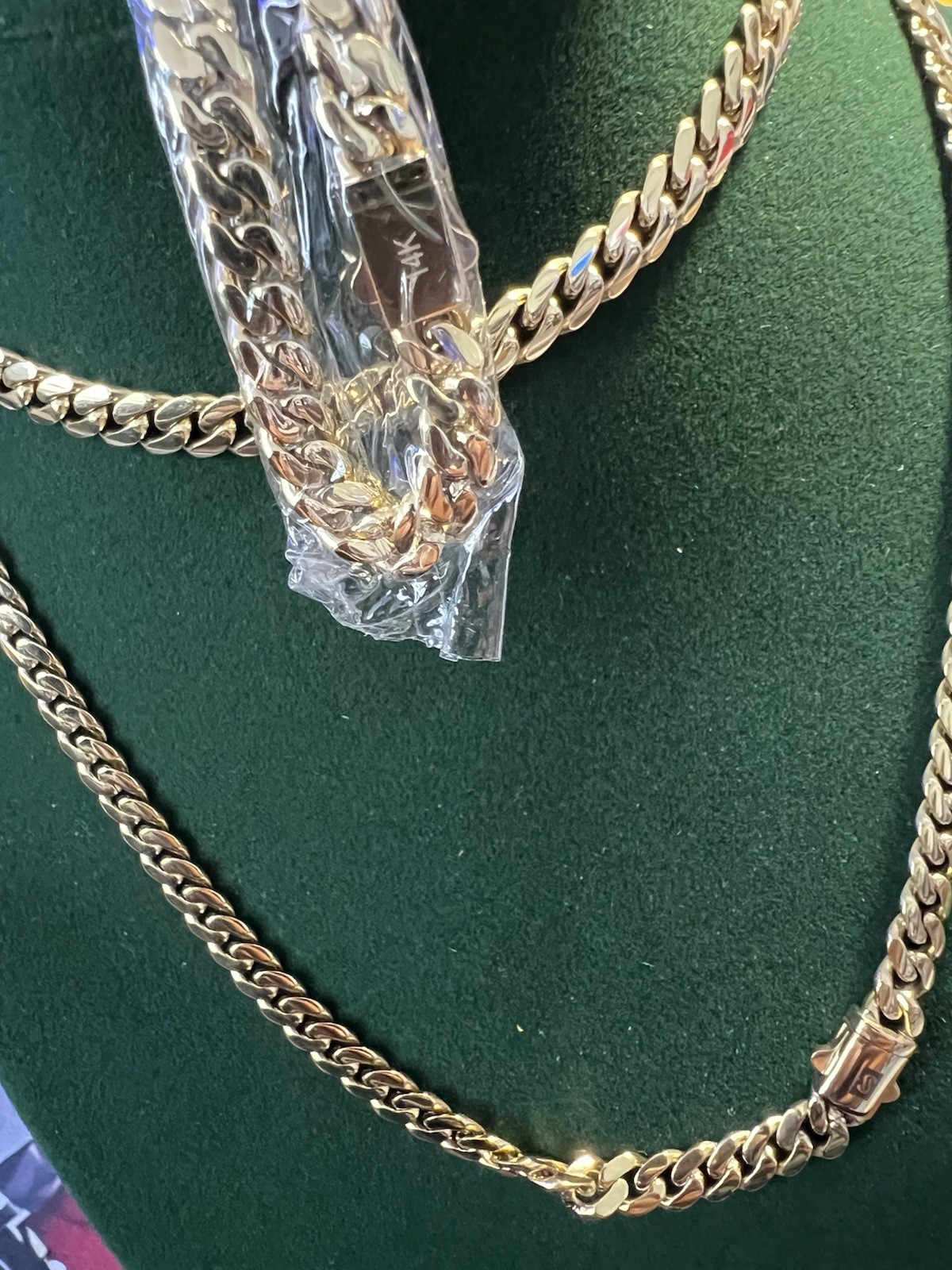 Cuba Miami 2-Piece Matching Necklace and Bracelet 6mm-|14K Gold-Plated| 8.5/30in
