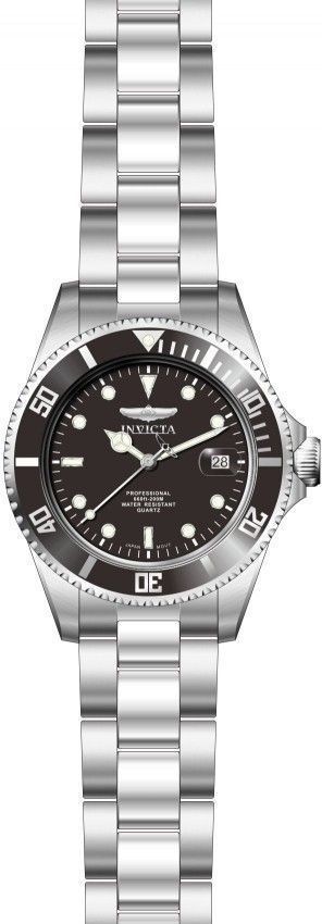Invicta Pro Diver Black Dial Stainless Steel Quartz 200M 8932OB Men’s Watch