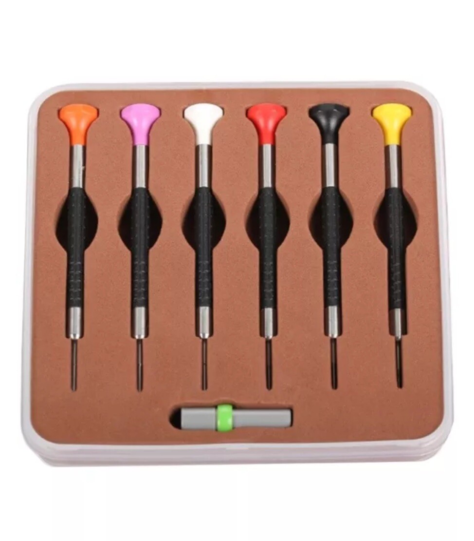 T-shaped anti slip watch screwdriver set+spare blade for Rolex Tudor Bracelet