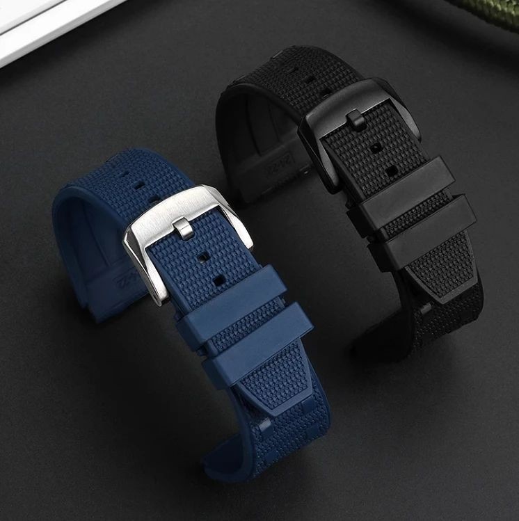 22mm 24mm Rubber Strap Rouleaux Fits Breitling Chronomat B01 Avenger Superocean