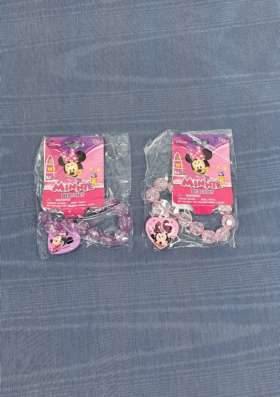 Amscan Disney Minnie Mouse Bead Bracelet Kids Accessories New