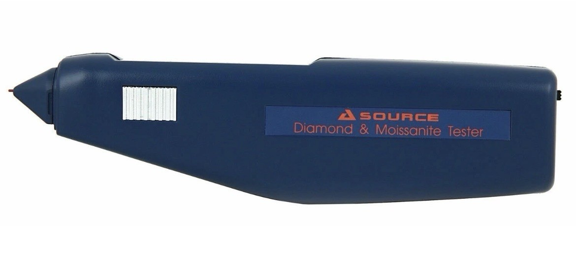 A-Source Diamond & Moissanite Tester Blue Plastic for Identification/Testing