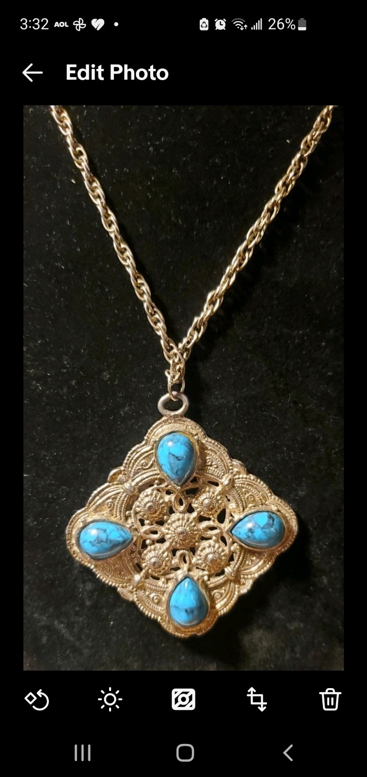 10Pc Southwest Style Faux Turquoise Lot: Premier Designs Necklace, Avon pendant+