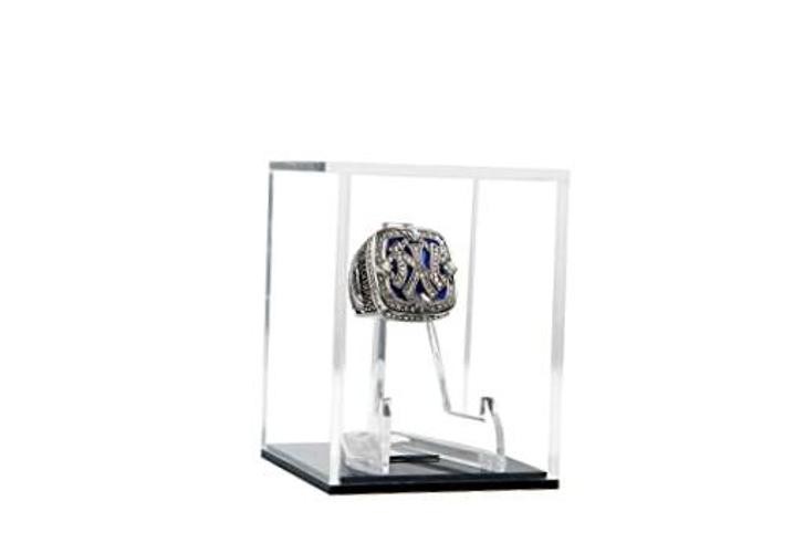 Championship Ring Display Case Baseball Rings Clear 2.7 × 2.7× 3.5 inches