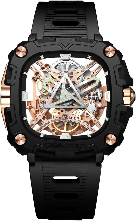 [CIGA Design] Watch Automatic Series X Eye of Hours X051-BR01-W5B Men’s Black