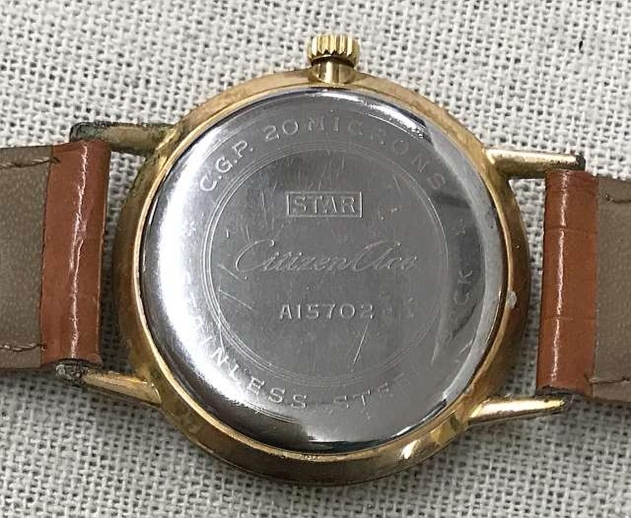Manual Wind Wristwatch Model Number A15702 CITIZEN ACE