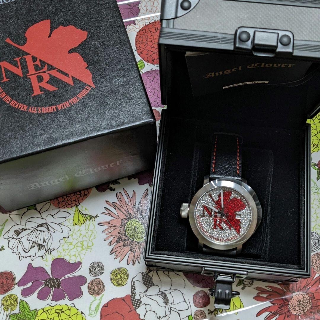 Evangelion stones NERV × Angel Clover collaboration Wristwatch Unused with Box