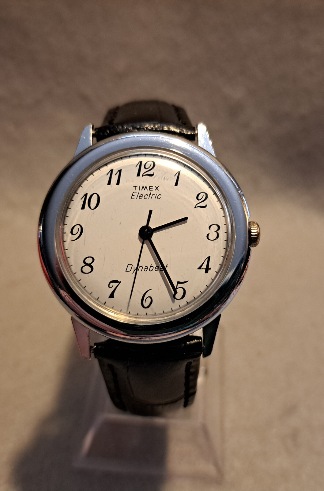 A Very Nice Vintage 1976 Timex Dynabeat Mens watch 77152-25376