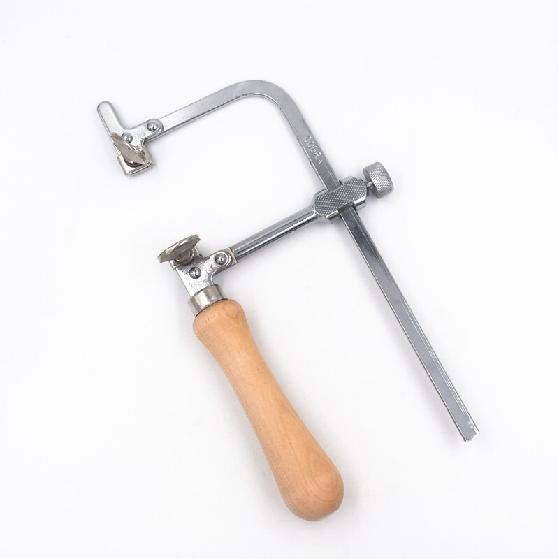 Mini U-shaped Saw Jewelry DIY Tool Jewelers Saw Bow Saw Frame W/ 12 Blades Kit