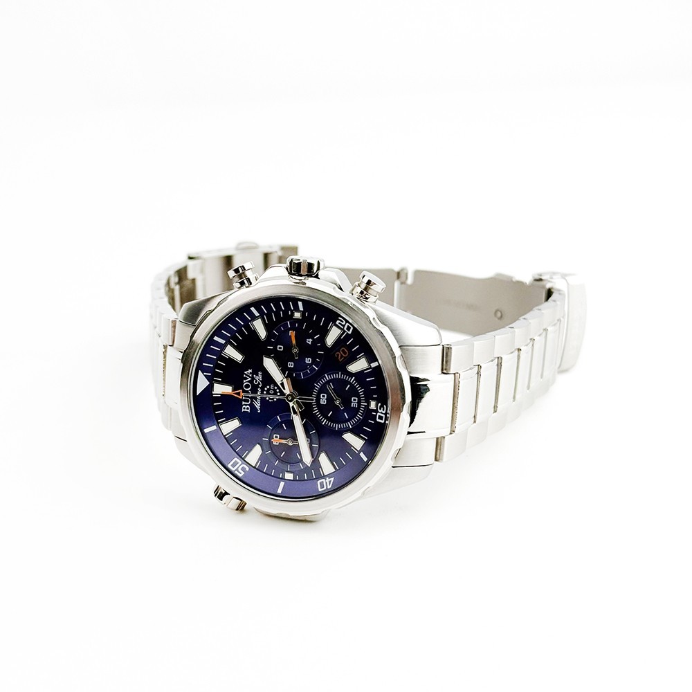 Bulova 96B256 Marine Star Watch Stainless Steel Calendar Six-Hand Chronograph