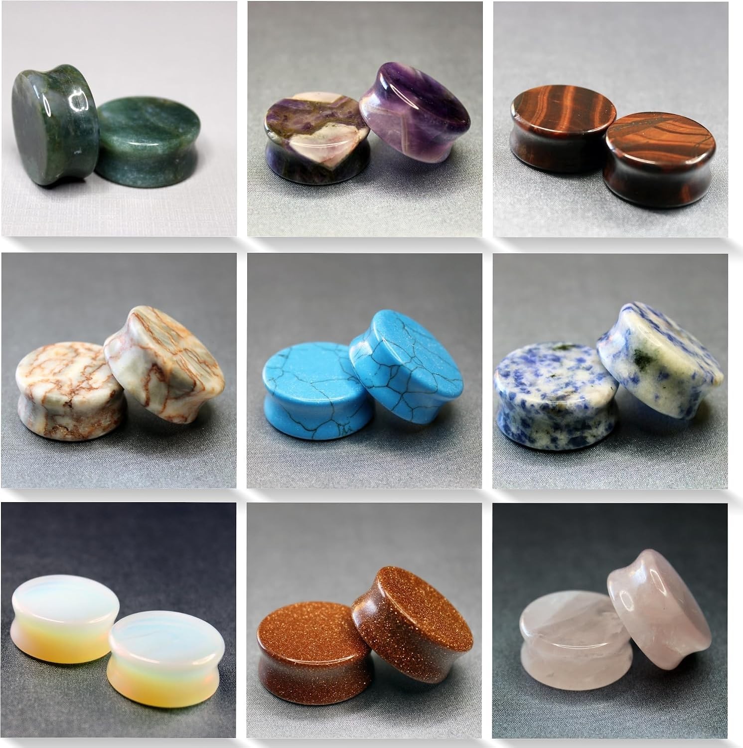 Stylish Stone Ear Stretching Collection