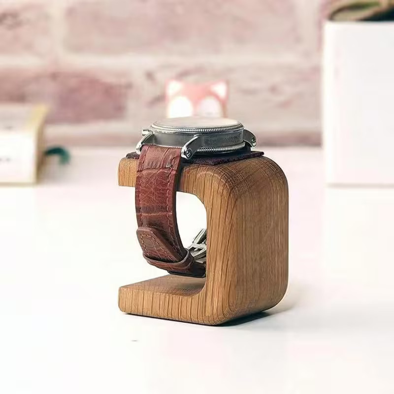 Watch Stand Storage Collector Luxury Wooden Wrist Watch Organizer Holder