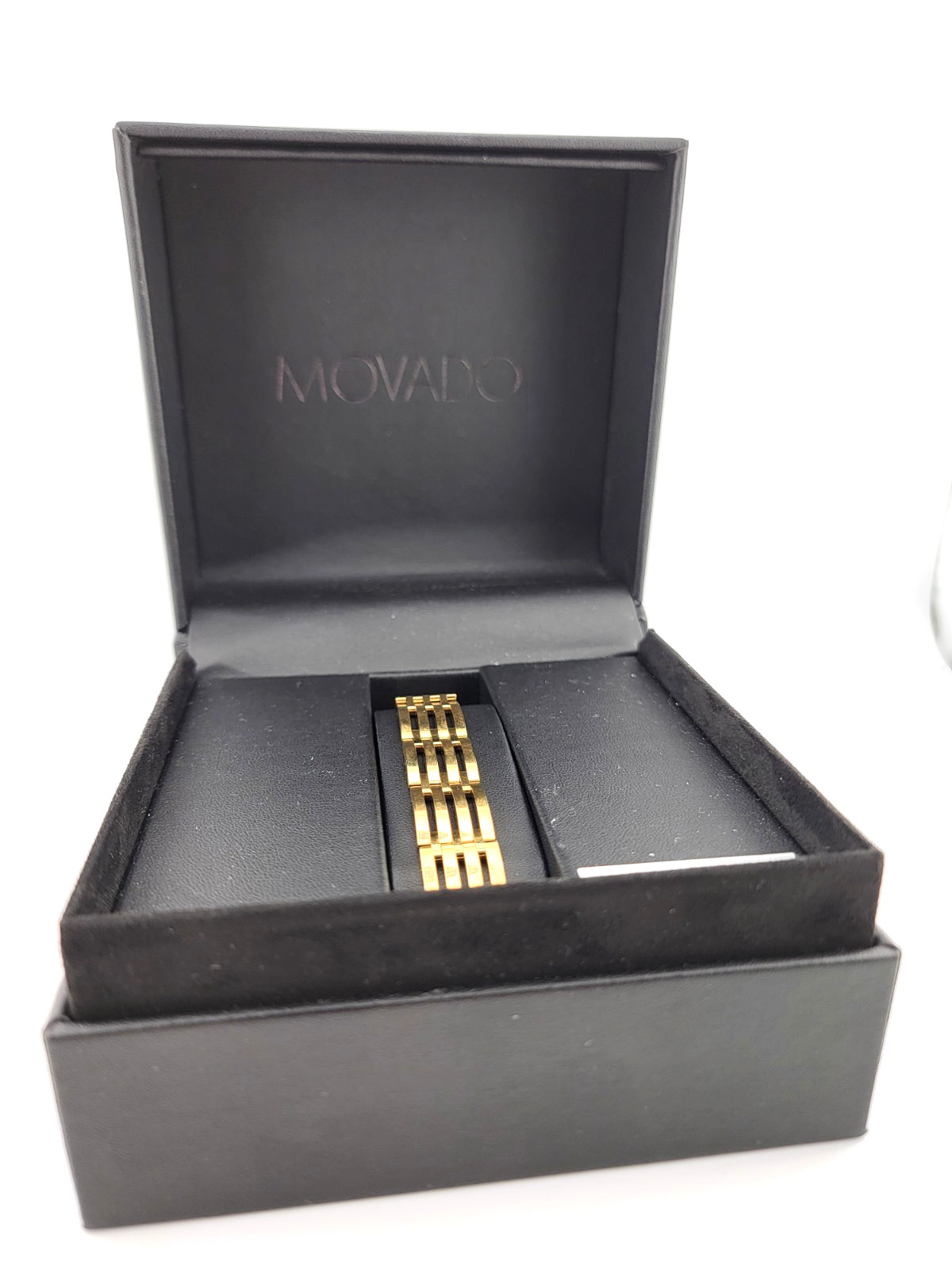 Mens Movado Esperanza Gold Tone PVD Coated Stainless steel Bracelet w/ Box!!!