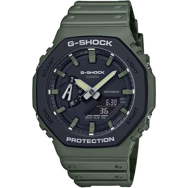 Casio G-SHOCK GA-2110SU-3AJF Military Green CasiOak Carbon Core Watch