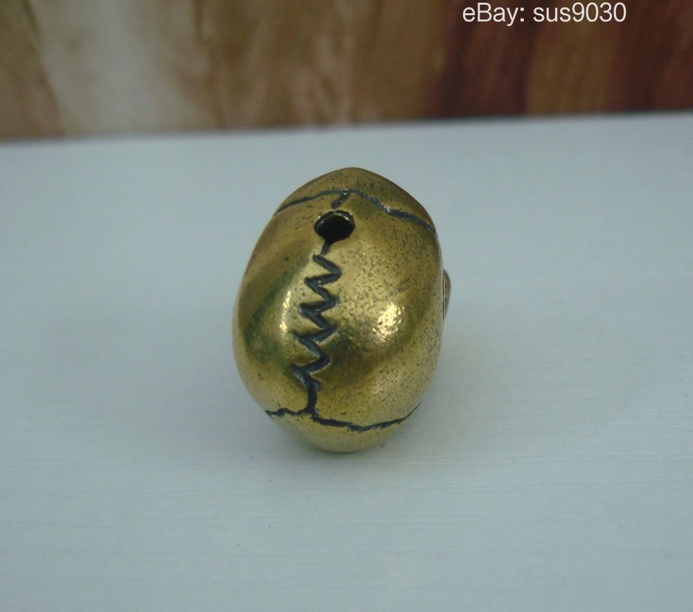 Solid Brass Cool Skull Statue Pendant Sculpture