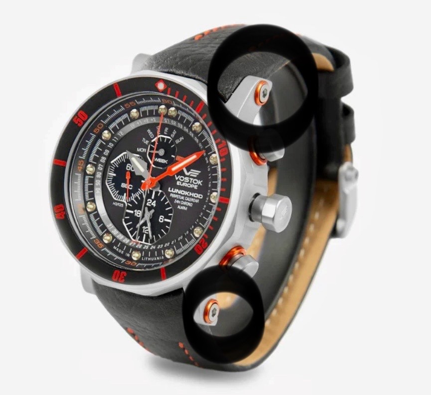 Genuine Vostok-Europe strap screw for your matte Lunokhod watch