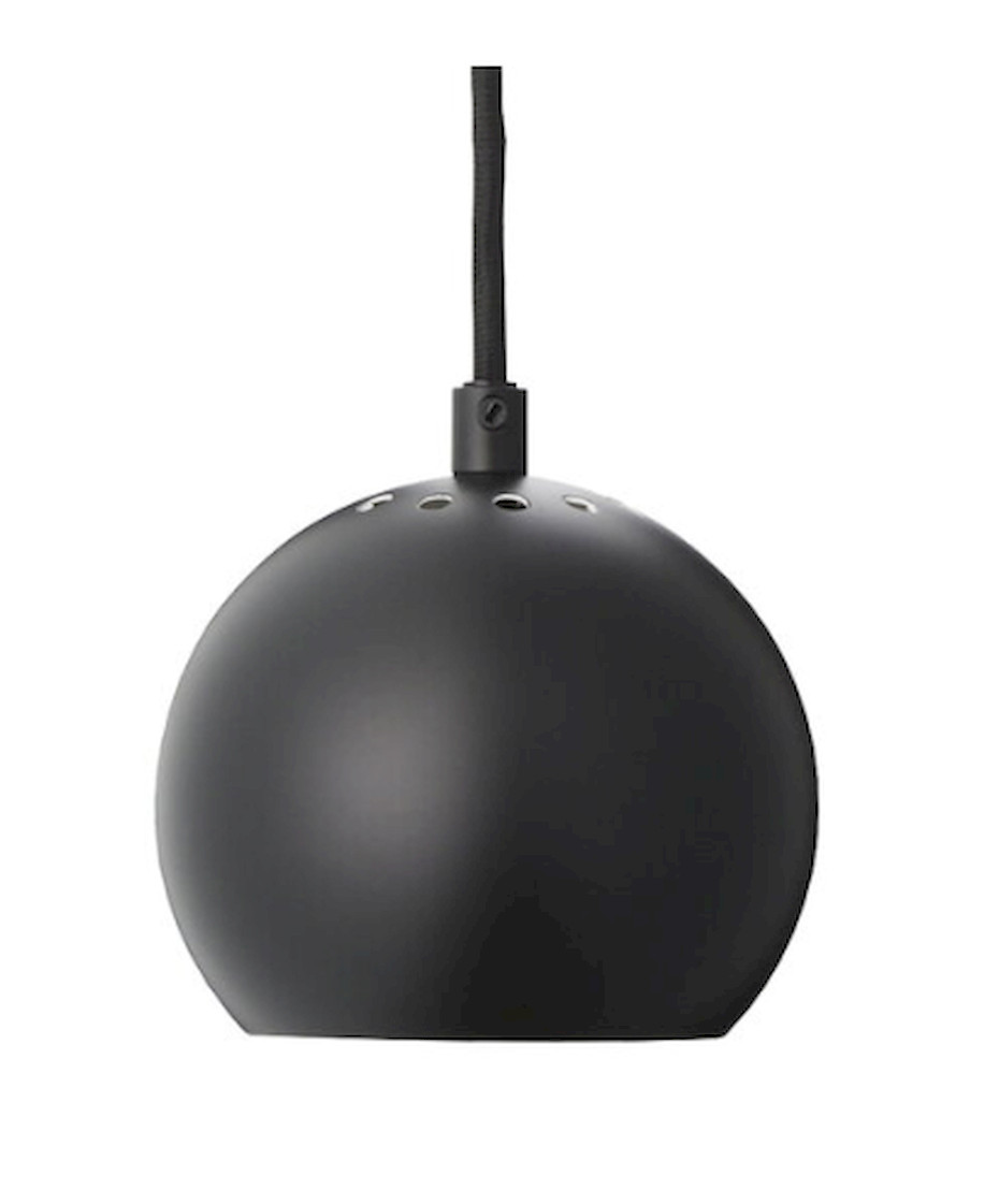 Frandsen Ball pendant, 12 cm, matt white – Black, US stock, No Import Fee