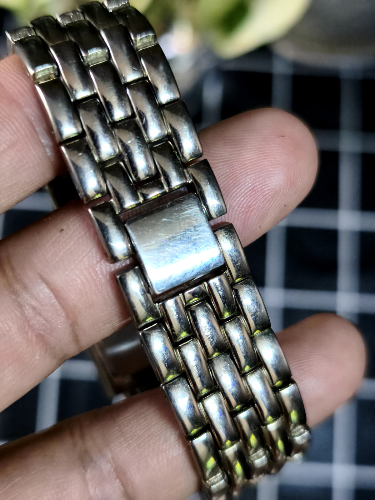 VINTAGE J.SPRINGS BY SEIKO INSTRUMENTS SQUARE MIRROR-DIAL QUARTZ DRESS WATCH