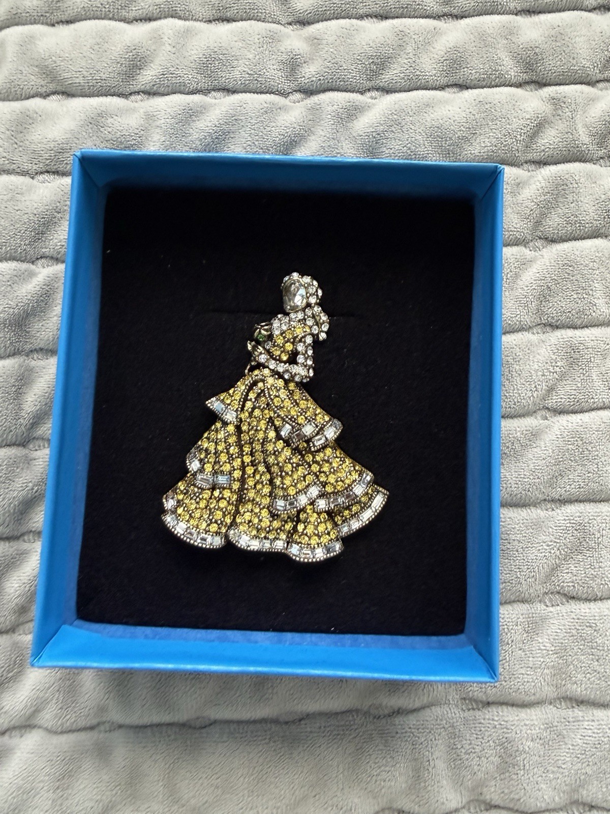 Heidi Daus Disney Beauty and the Beast Belle Crystal Brooch