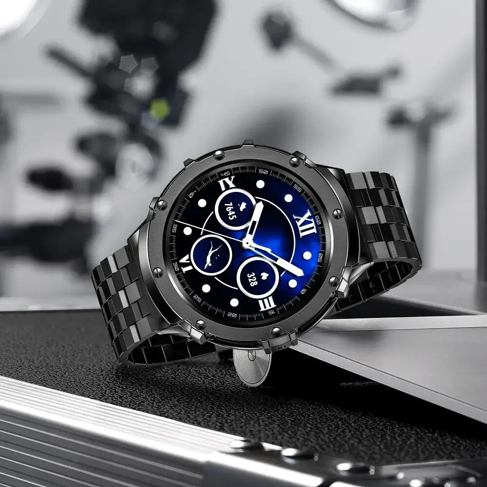 Metal Modification Kit Case Strap for Samsung Galaxy Watch 5 Pro 45mm Steel Band