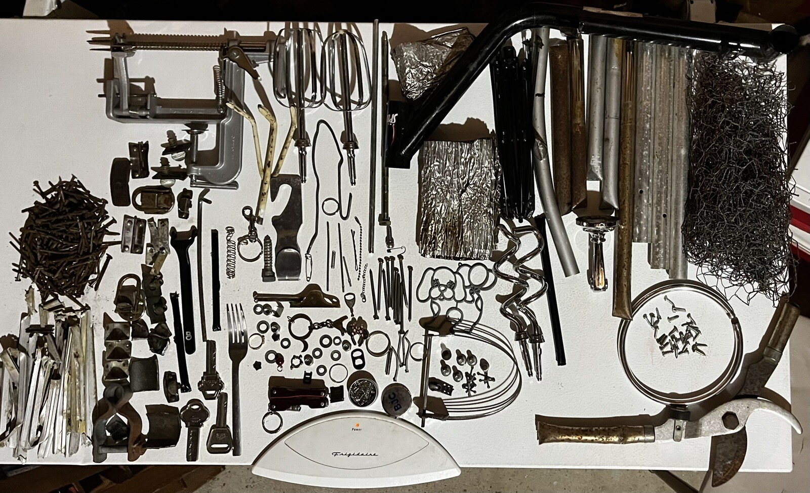 Lot of Scrap Metal – Over 12 Pounds – Assorted Types of Metal and Pieces