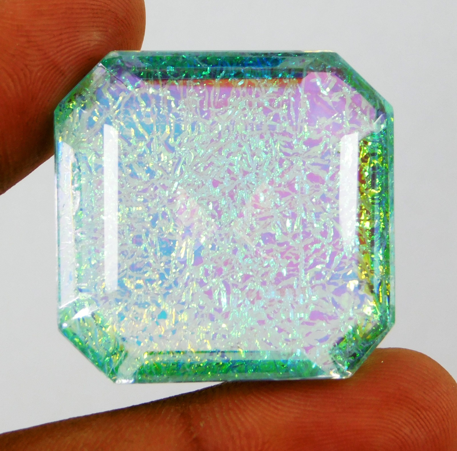 128.50 Ct Natural Monarch Fire Opal Doublet – Certified Radian Cut Gemstone
