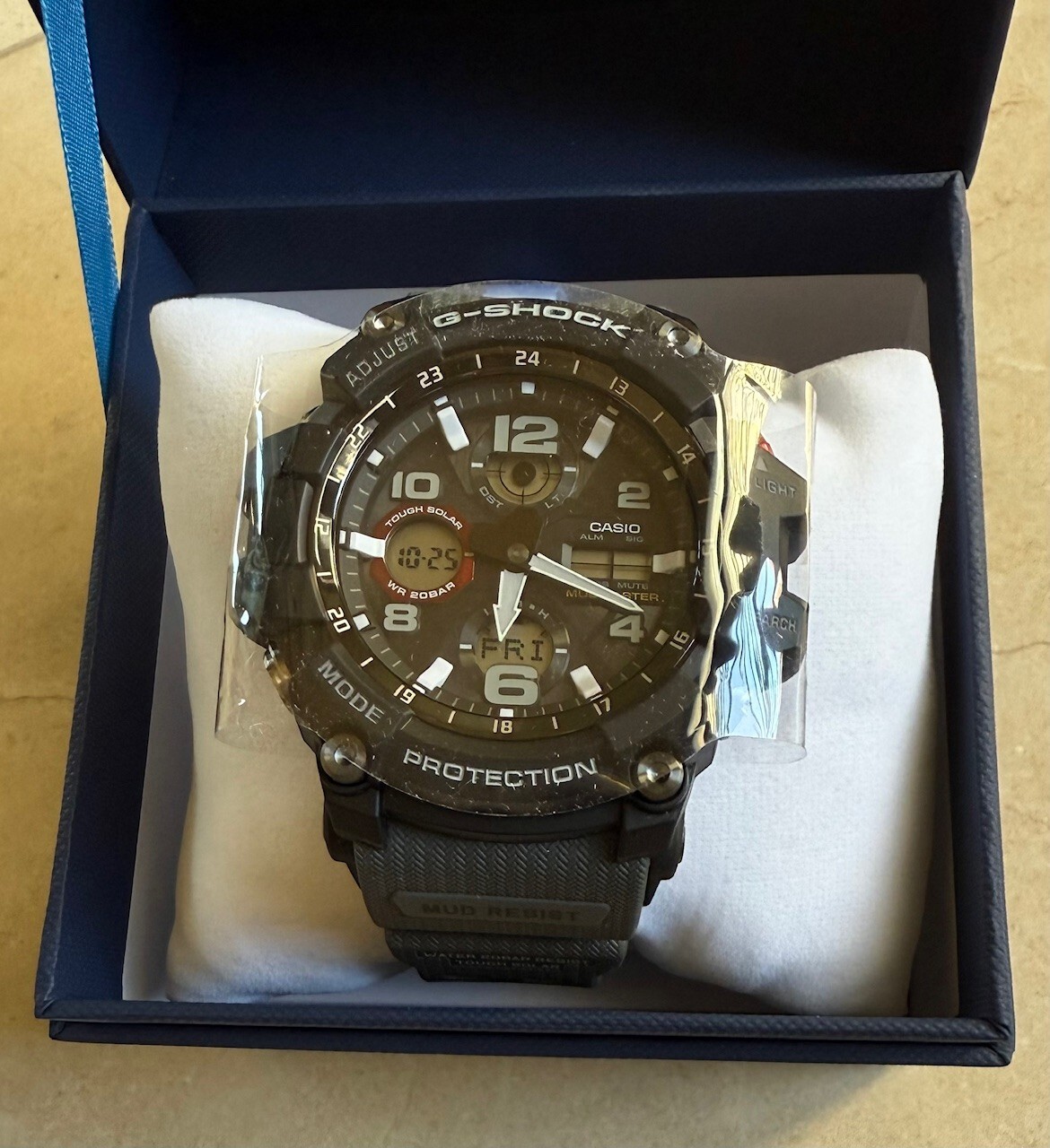 Casio Master G-Shock Mudmaster Men’s Solar Power Watch GSG100-1AWC