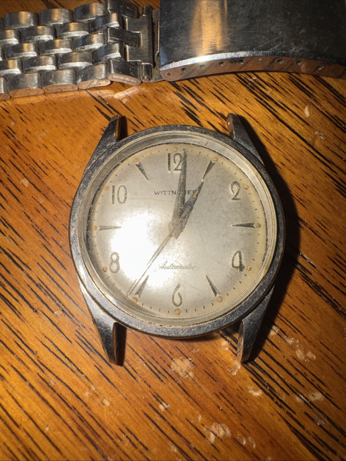 Vintage WITTNAUER men’s automatic watch 1950s Still Runs