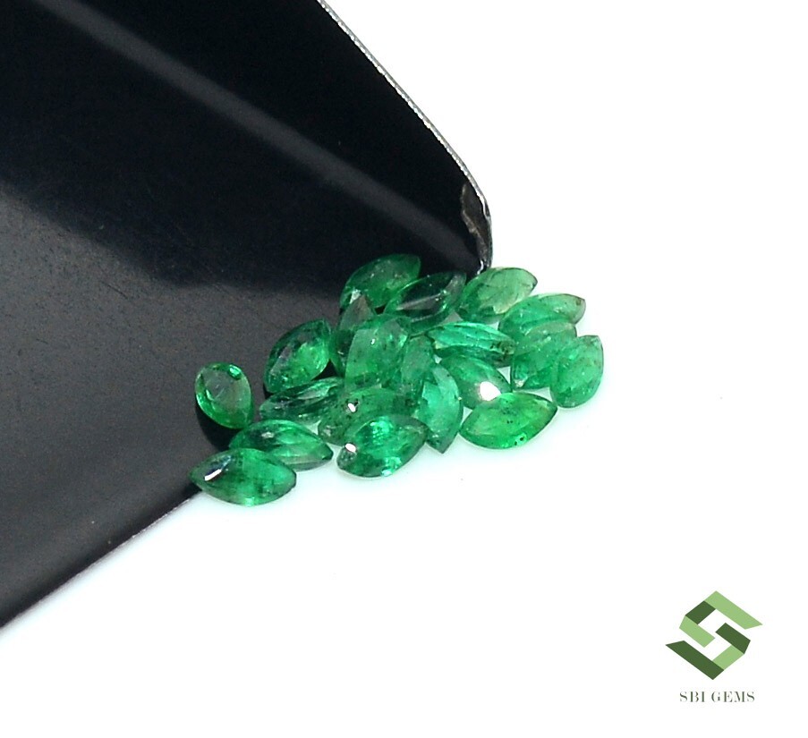 Natural Emerald Marquise Cut 1.78 CTS 4×2 mm Calibrated Gemstones