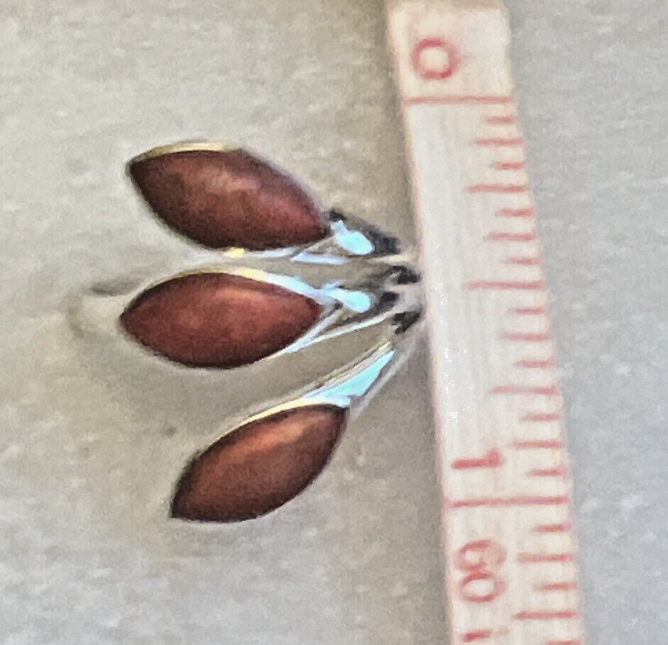 Natural Sponge Coral Ring in 925 Sterling Silver (Size 9.0)