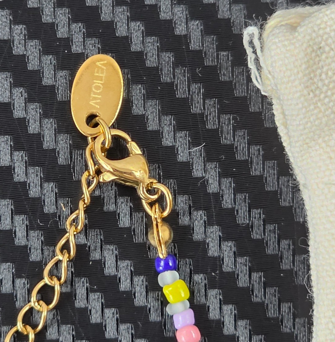Atolea Multicolor Freshwater Pearl Isla Bonita Bracelet 18K Gold PVD Coat
