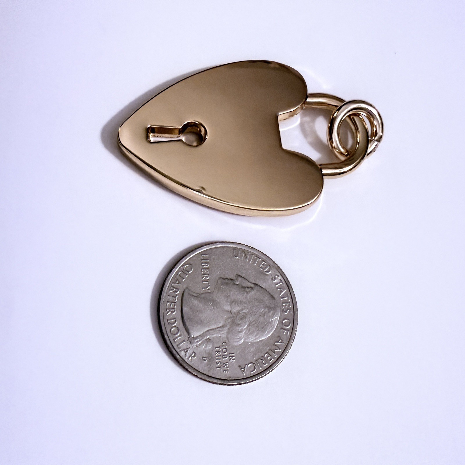 Designer GG Zipper Pull Charm Gold Tone & Pink Pendant