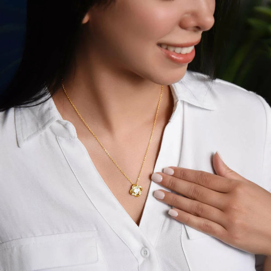 To My Wife Necklace Gift From Husband Love Message Jewelry Anniversary Birthday