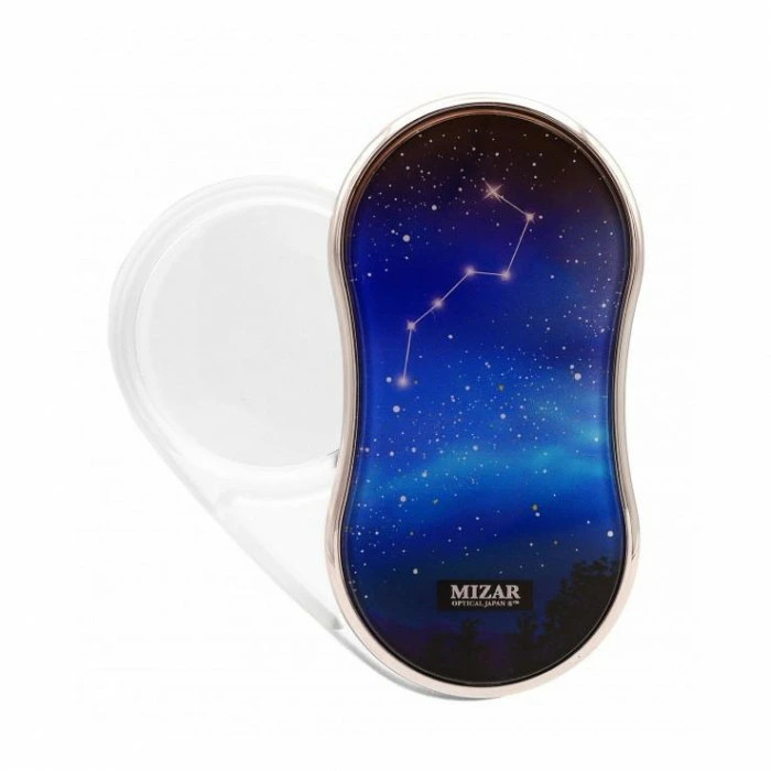 MIZAR-TEC RE-35B Pocket Magnifier with Light, 3.5x Magnification, Blue