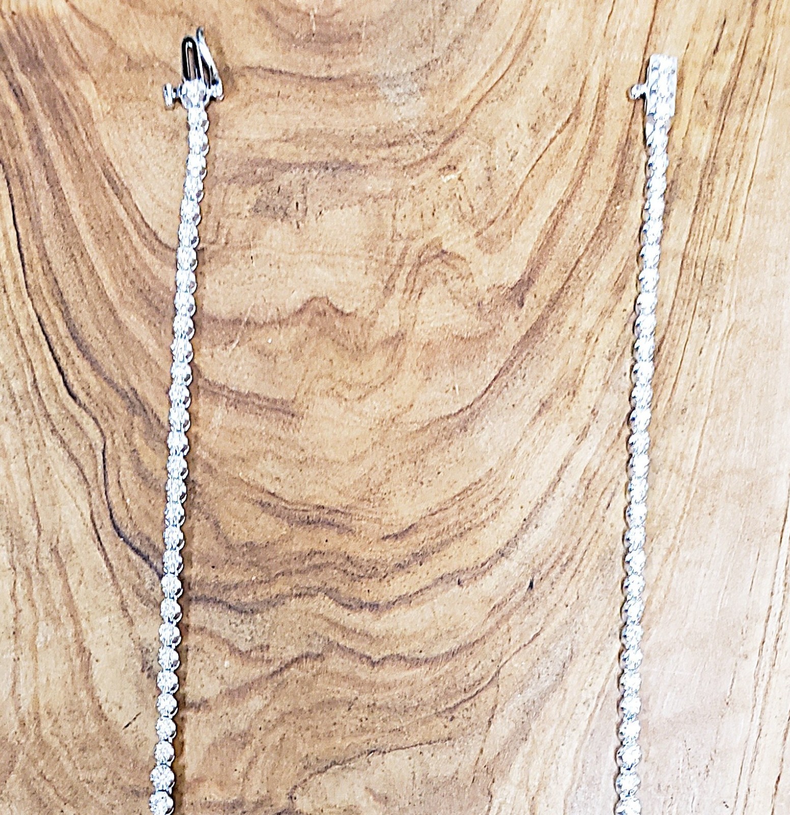 6.50 CT Round Cut Natural Diamond V Shape Necklace – 18 Inches / Appraised $17K