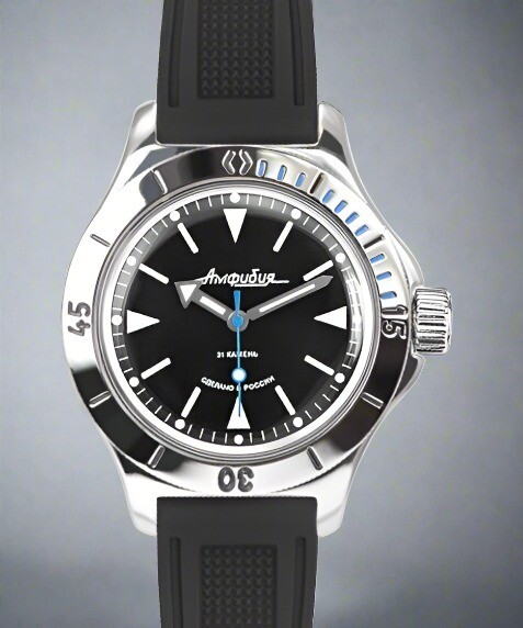 VOSTOK AMPHIBIA 120512 Watch Scuba Dude Diver Mechanical Automatic US SELLER