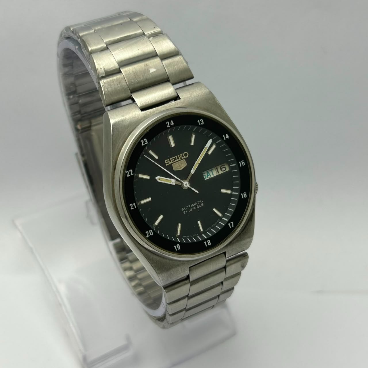 Seiko 5 Automatic Railway Time 7S26-3160 Day/Date Vintage Men’s Watch