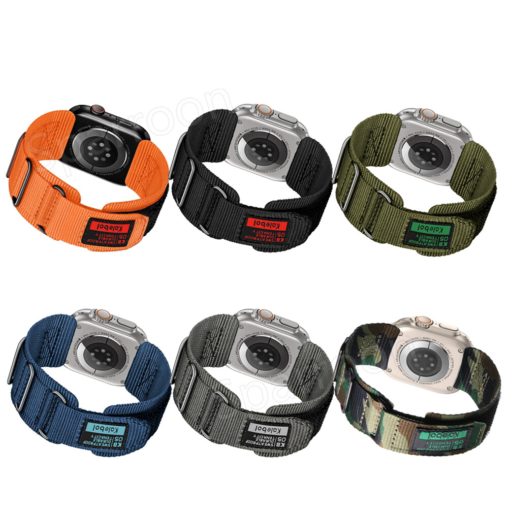 NEW Nylon Strap Band For Apple Watch Series 11-1 SE 1/2/3 Ultra 1/2/3 38mm-49mm