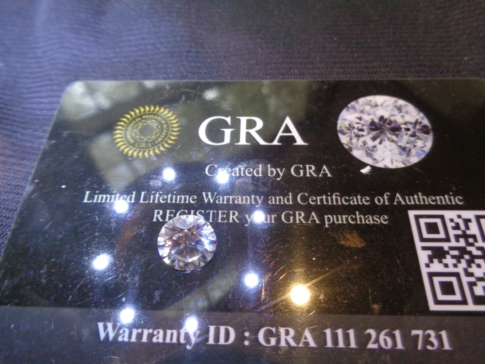 Certified 2.15 Carat G VVS1 Round Brilliant Lab-Created Diamond 8.83mm