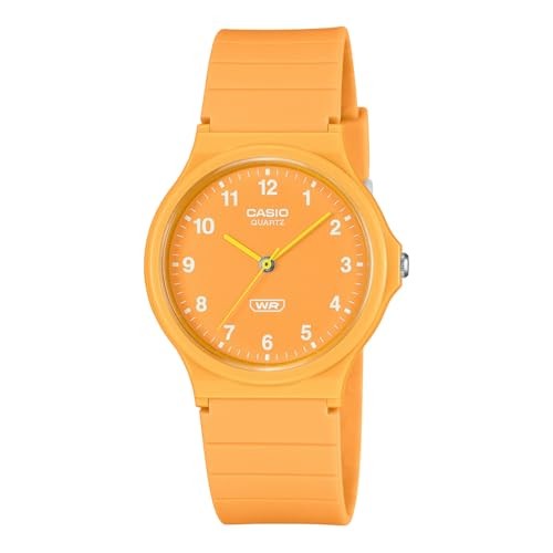 CASIO MQ-24B-9B Analog Watch Orange Yellow Biomass Band