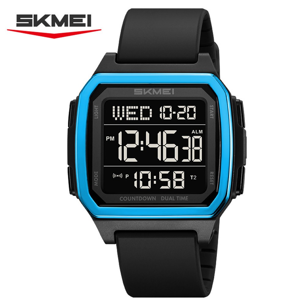 SKMEI Men Watch Electronic Sport Watch LED Alarm Watch Boys Digital Wristwatch