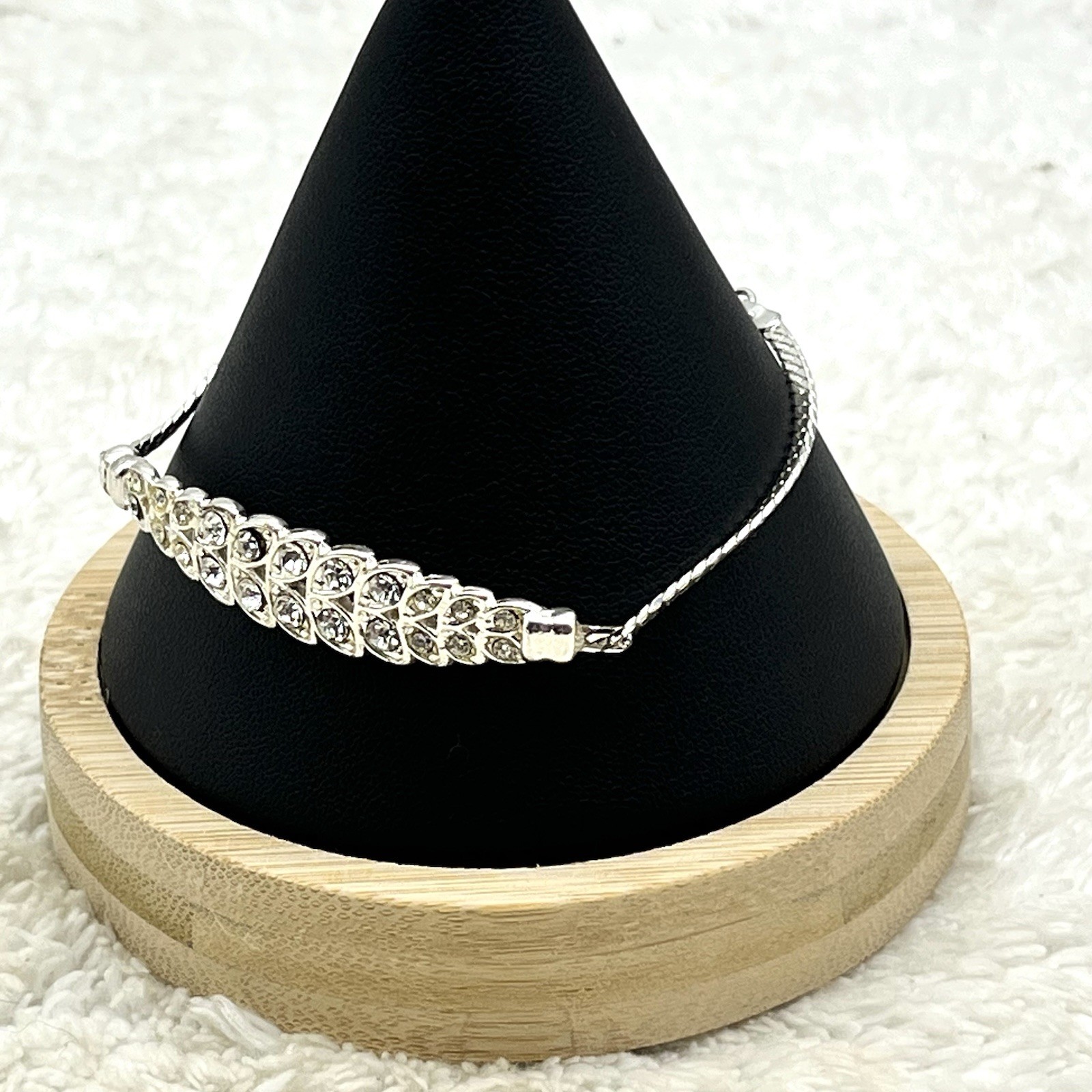 Rhinestone Jewelry Set Necklace Bracelet Bridal Wedding
