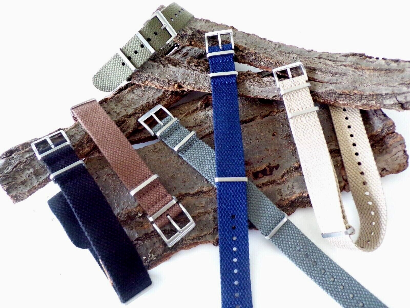 HEMP strap Cotton nylon ECO friendly Vegan military Soft NATO G10 watch band USA