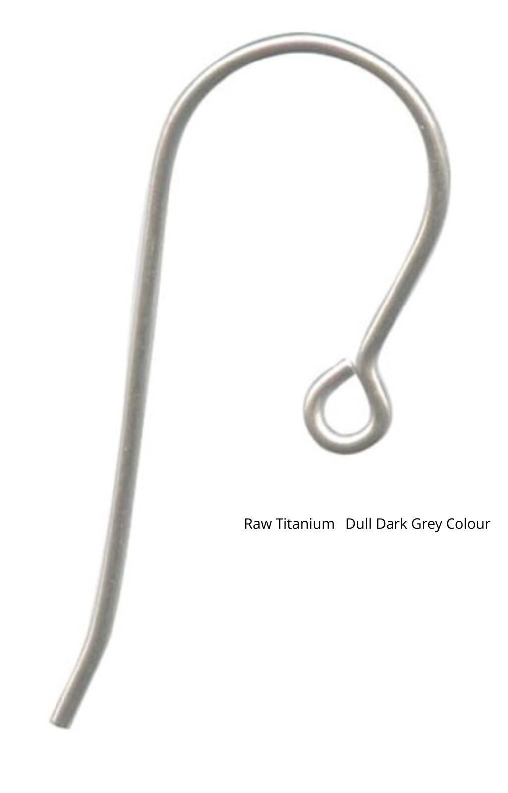 50 x USA Titanium French Wire – Large Loop